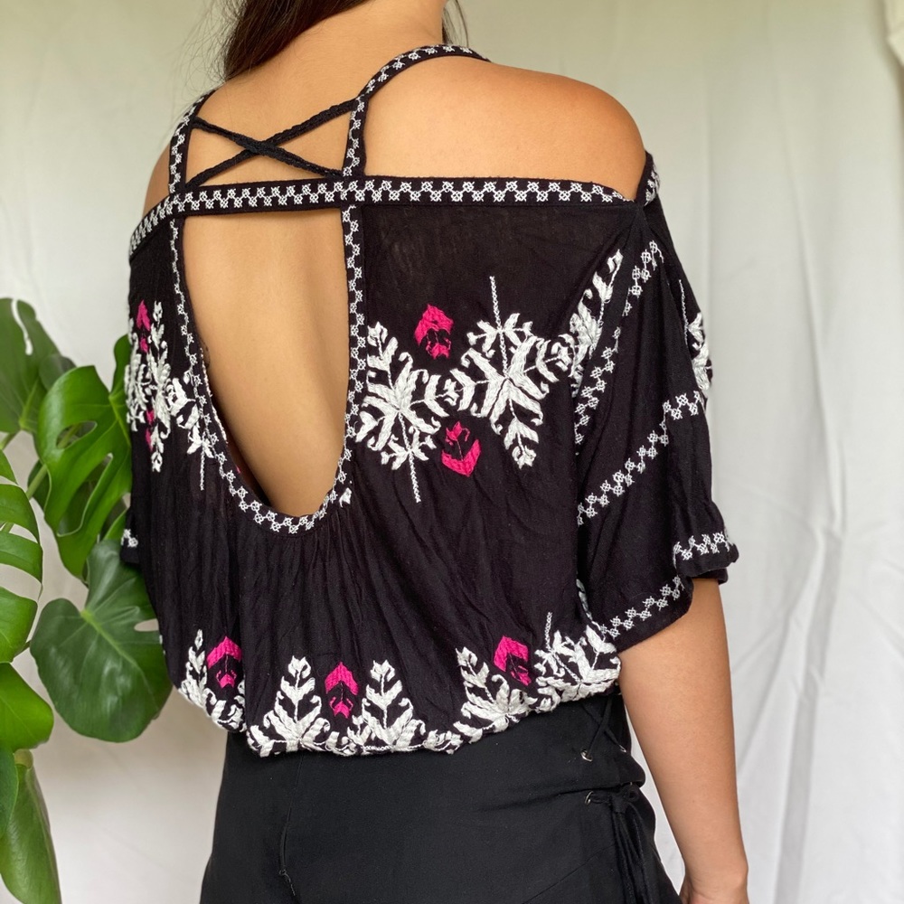 Free People Off The Shoulder Shirt